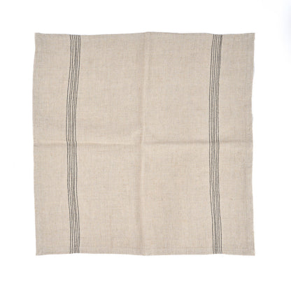 Het Lint Biscuit Napkin - Natural Black - 45x45
