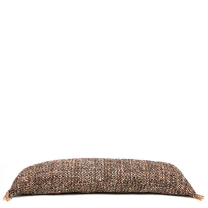 Kussenhoes Oh My Gee – katoen zwart/koper, 35x100
