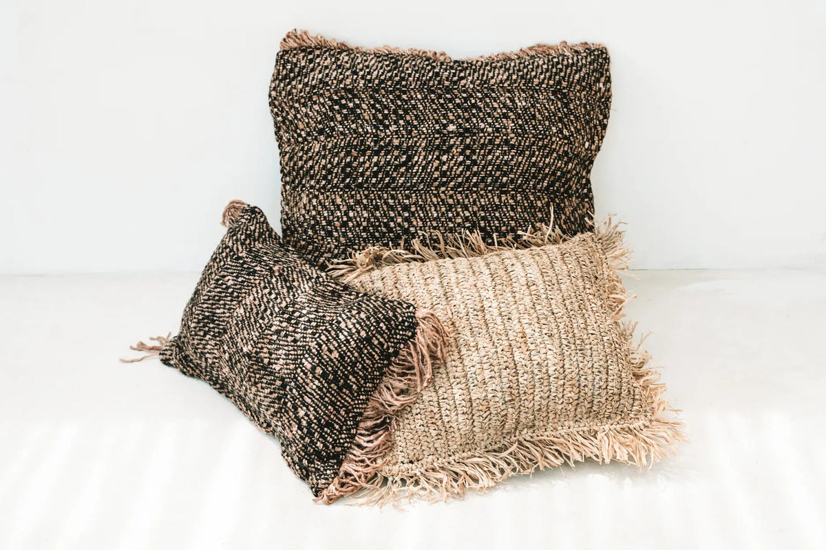 Kussenhoes Oh My Gee – zwart/koper, 60x60