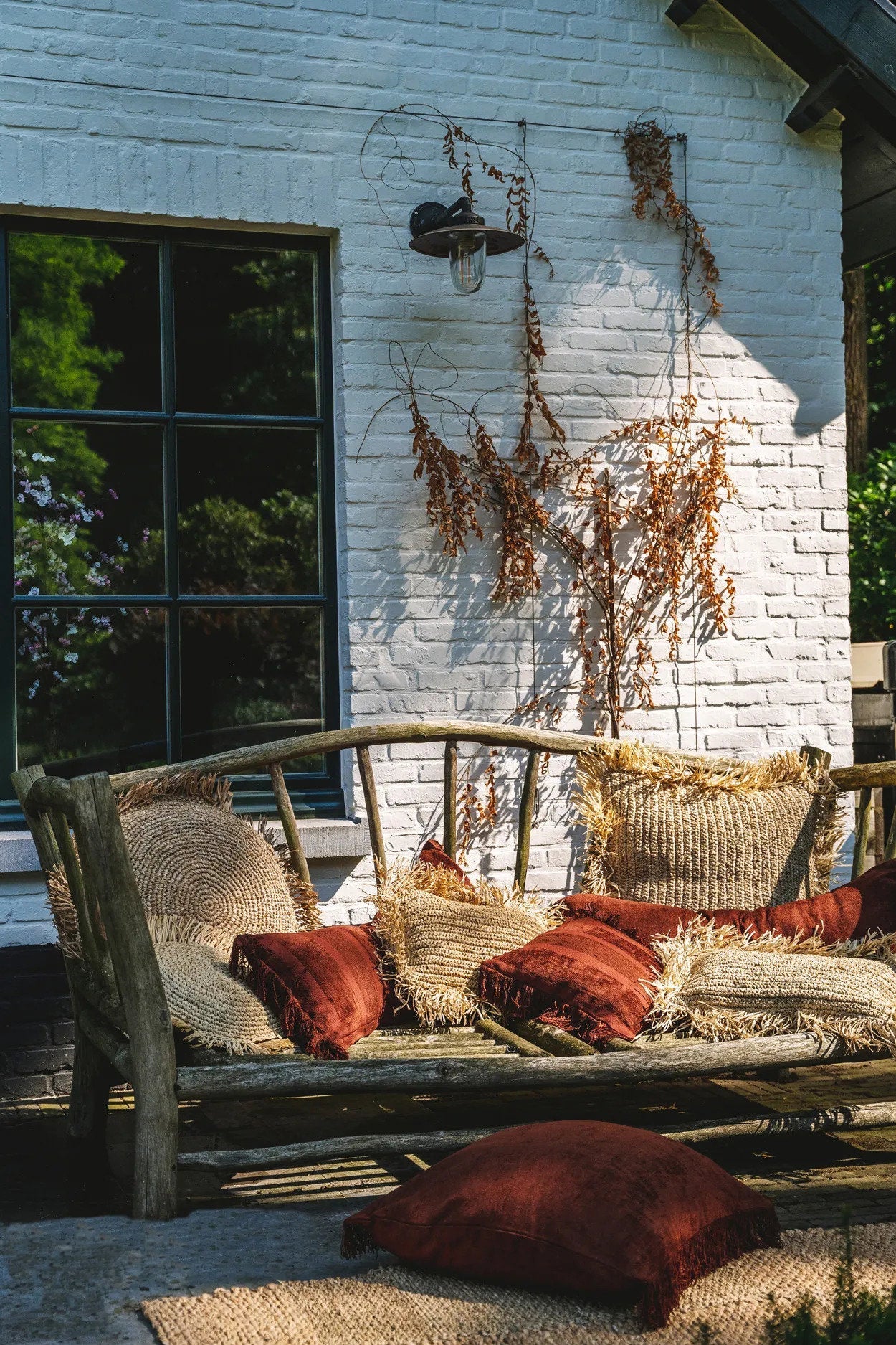 Oh My Gee Kissenbezug – Burgunderroter Samt – 35 x 100