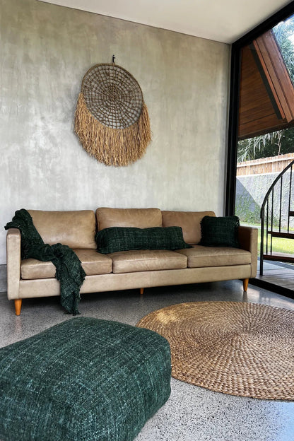 The Oh My Gee Cushion Cover - Forest Green - 35x100