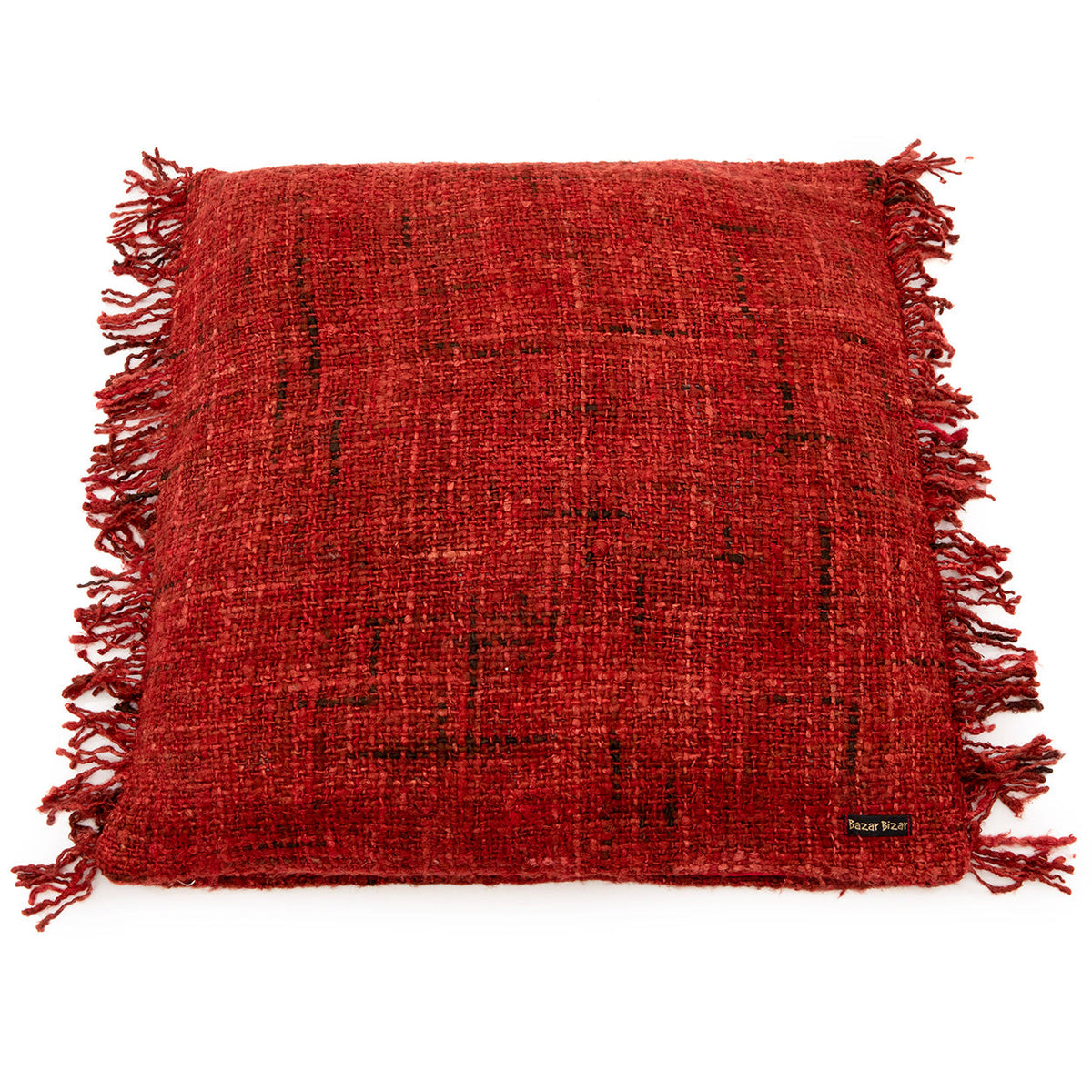 Kussenhoes Oh My Gee – kersenrood, 60x60