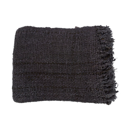 The s'il vous Plaid - Black Navy