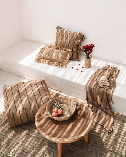 The s'il vous Plaid - Beige Black
