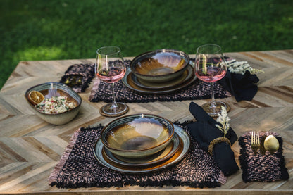 The Oh My Gee Placemat - Black Copper