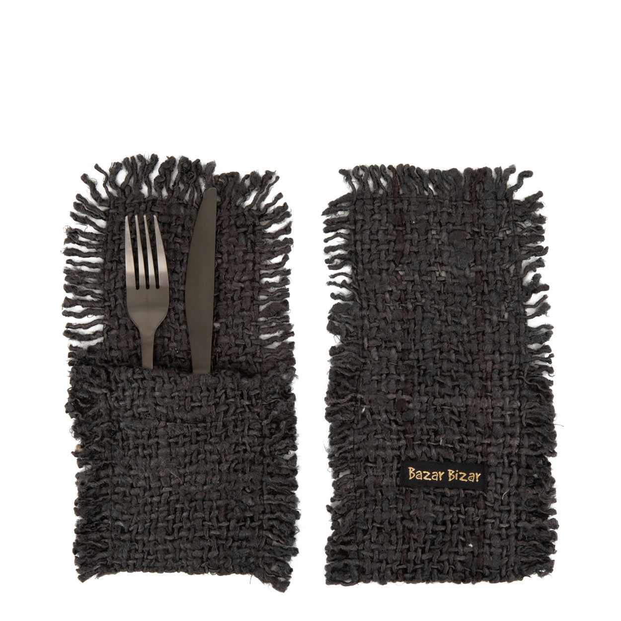 The Oh My Gee Cutlery Holder - Black Navy