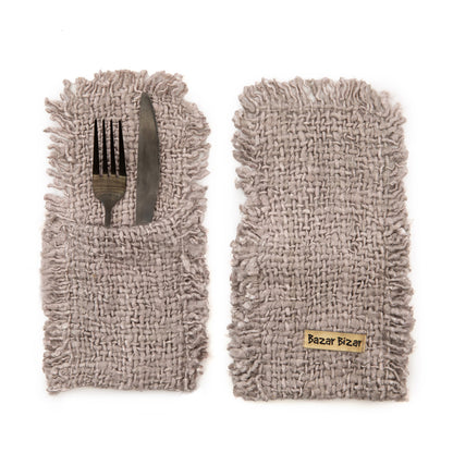 The Oh My Gee Cutlery Holder - Pearl Grey