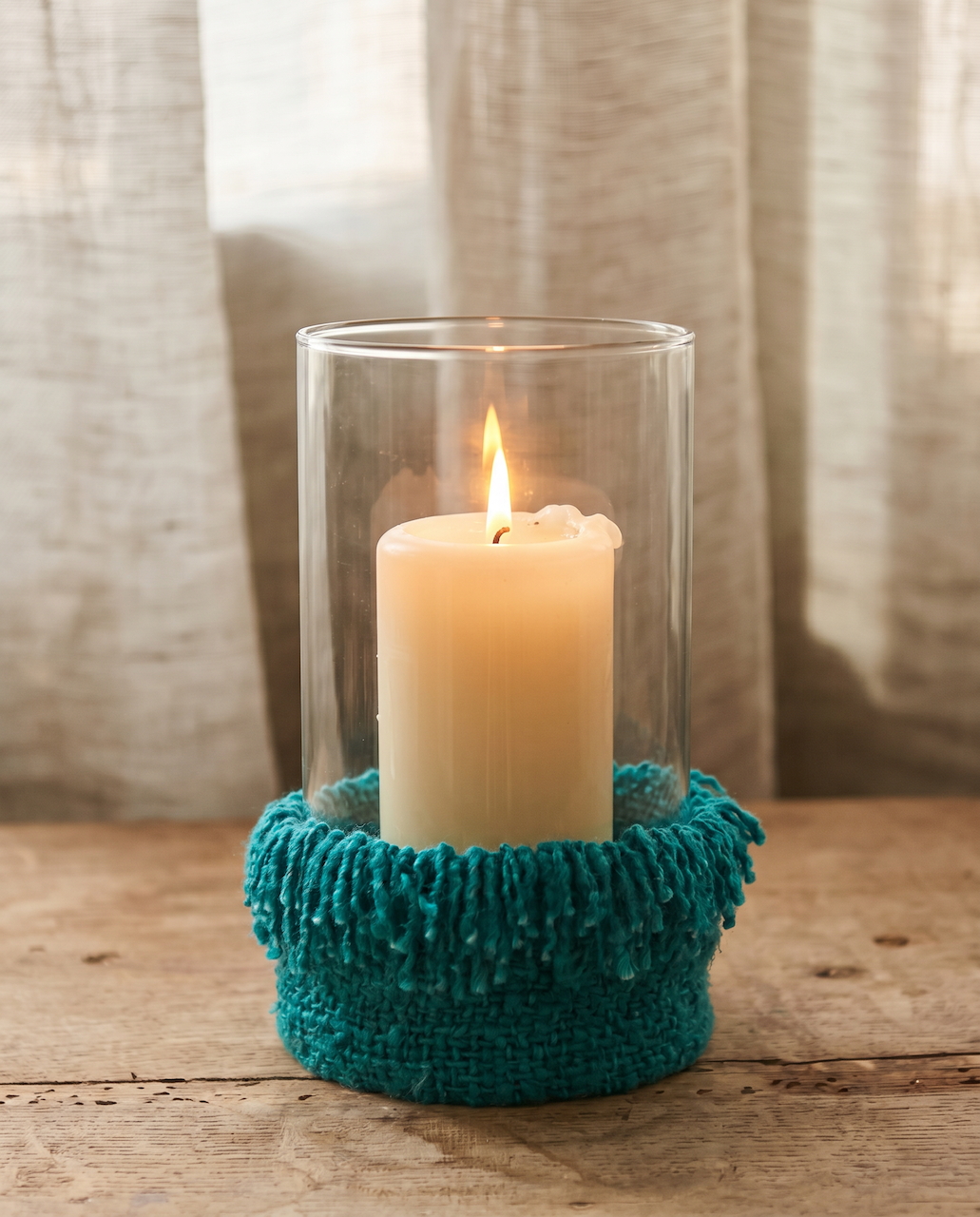 The Oh My Gee Candle Holder - Aqua - XXL