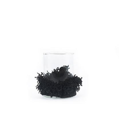 The Oh My Gee Candle Holder - Black Velvet - M