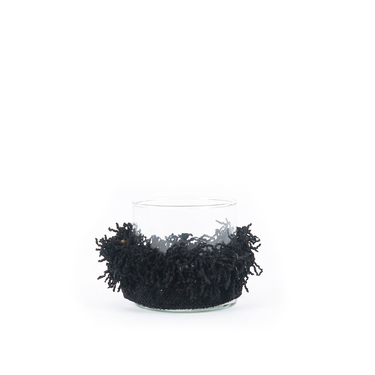 The Oh My Gee Candle Holder - Black Velvet - S