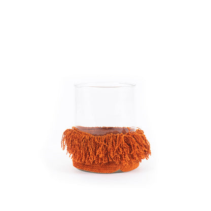 The Oh My Gee Candle Holder - Rust Velvet - L