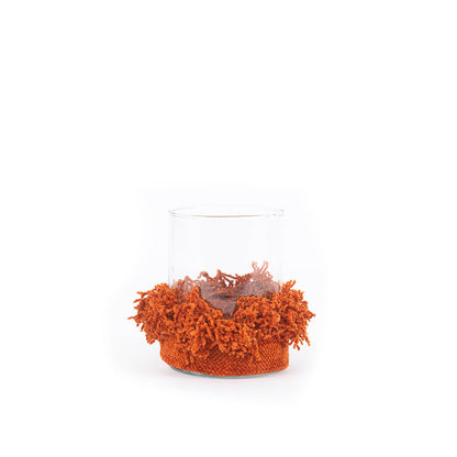 The Oh My Gee Candle Holder - Rust Velvet - M