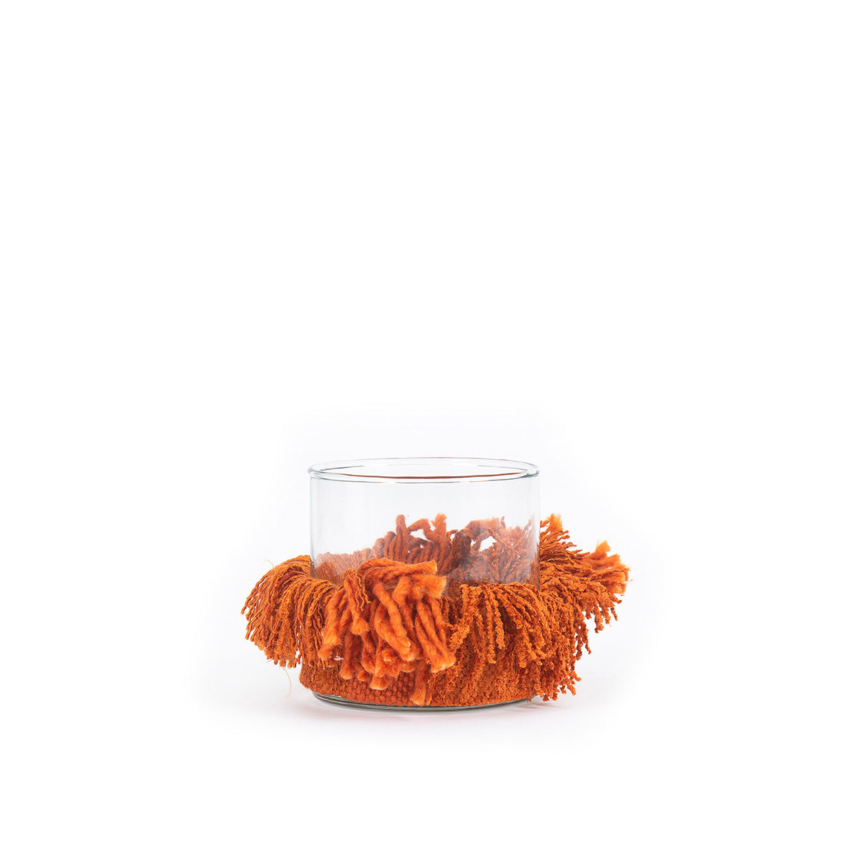 The Oh My Gee Candle Holder - Rust Velvet - S