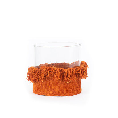 The Oh My Gee Candle Holder - Rust Velvet - XL