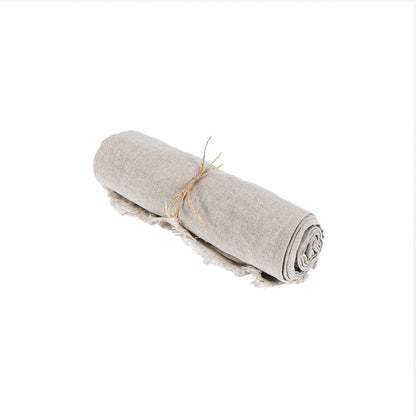 Die Leinentischdecke - Beige - 150x150