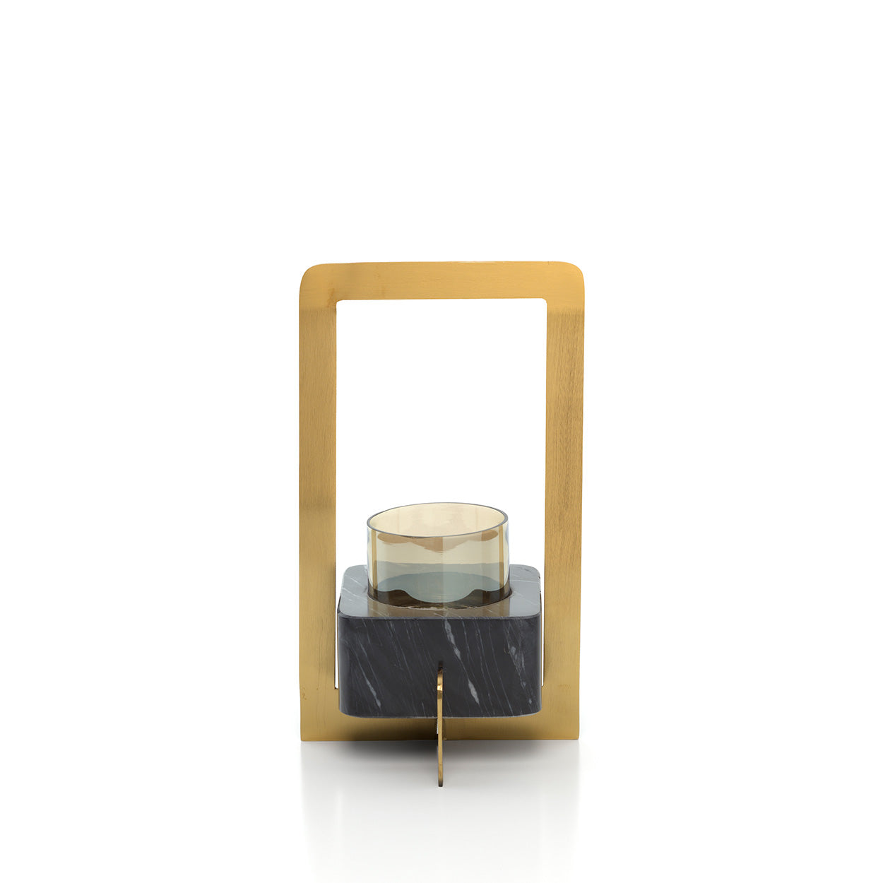 Der Marbre d’Or Kerzenständer – Gold Schwarz – L