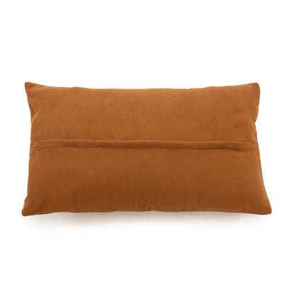 Sechsteiliger Lederkissenbezug – Kamel – 30x50