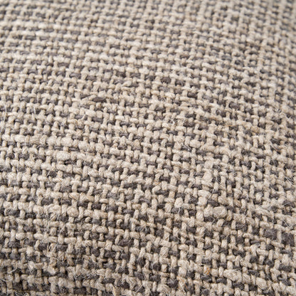 Der Leinen-Kissenbezug „Grain“ – Natur-Schwarz