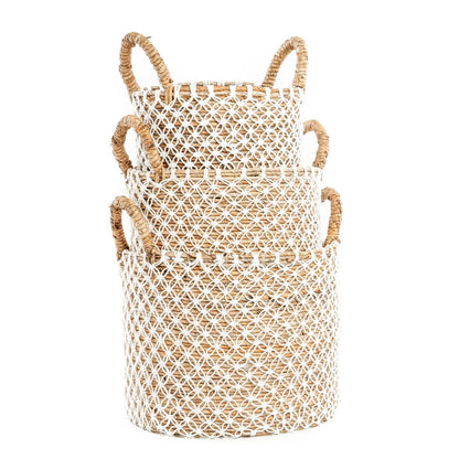 The Crossed Stitched Macrame Basket - L