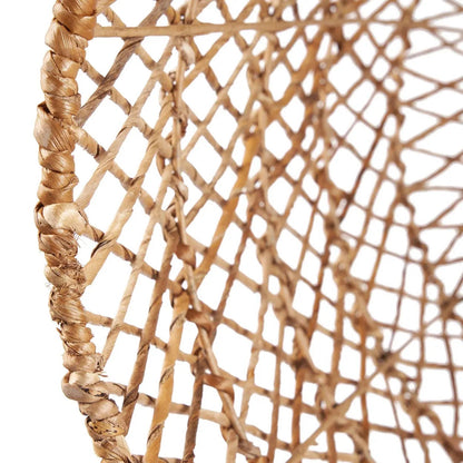 Lampenkap Xiomara – bananenblad, naturel, ø55×70 cm