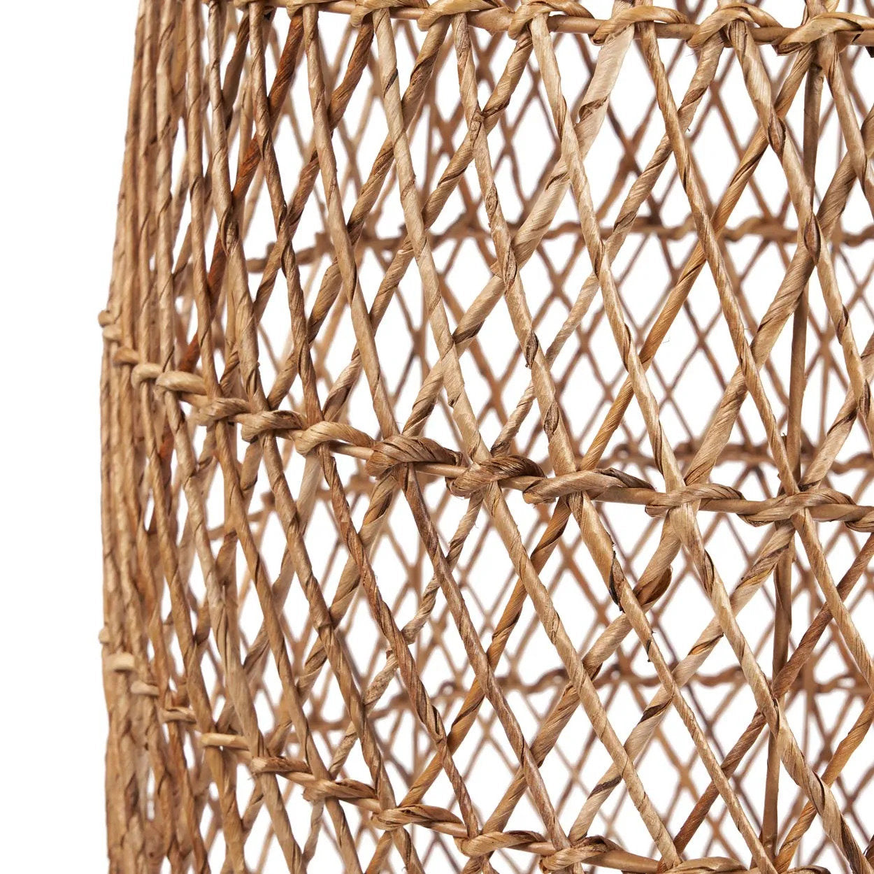 Lampenkap Xiomara – bananenblad, naturel, ø55×70 cm