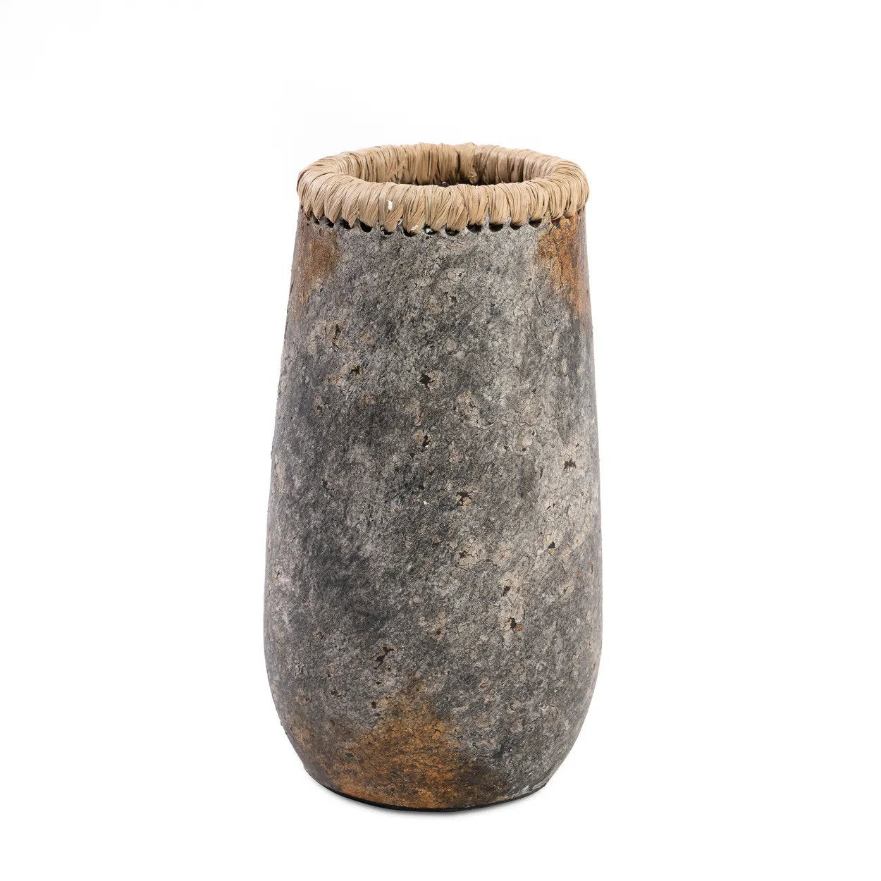 Die hinterhältige Vase - Antikgrau - M