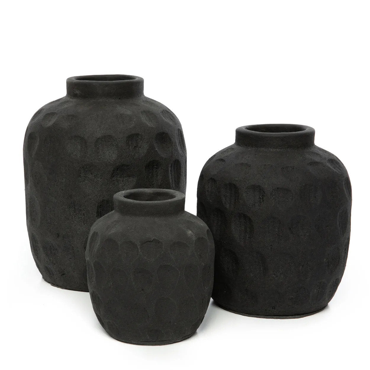 Die trendige Vase - Schwarz - M