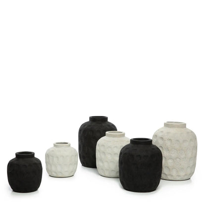 Die trendige Vase - Schwarz - M