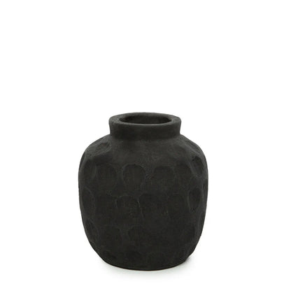 Die trendige Vase – Schwarz – S