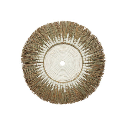The Raffia Macramé Wall Deco - White Natural