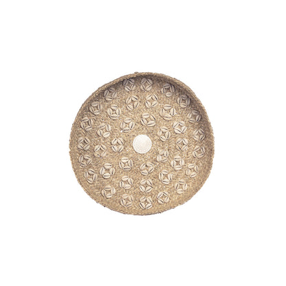 The Caribe Shell Plate - Natural White - M_40