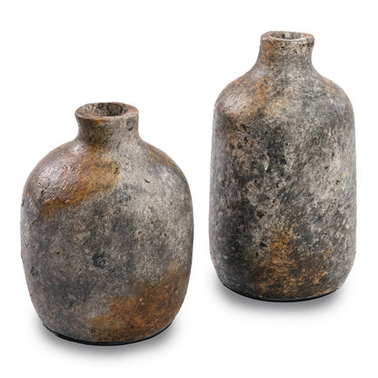 Die edle Vase – Antikgrau – S