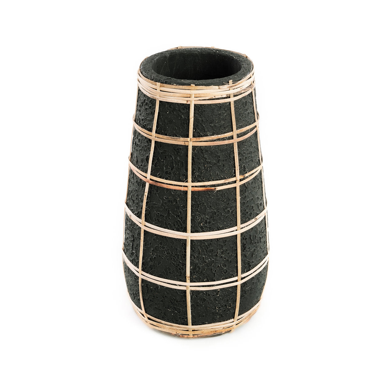 The Cutie Vase - Schwarz Natur - M