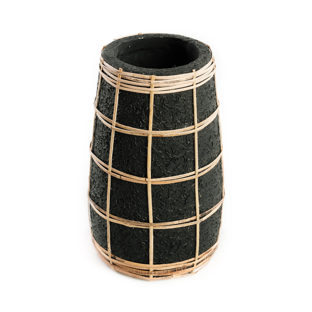 The Cutie Vase - Schwarz Natur - S