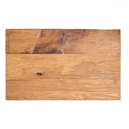 Kruk Siku – gerecycled teakhout, naturel, 40x25x45 cm