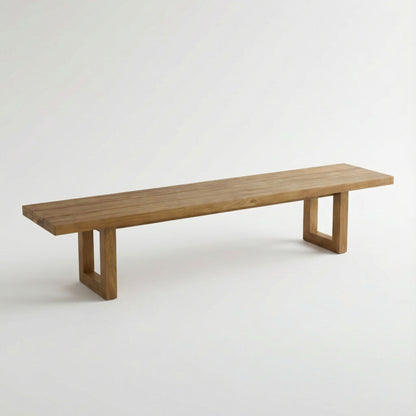 Square leg bench - Natural - 220