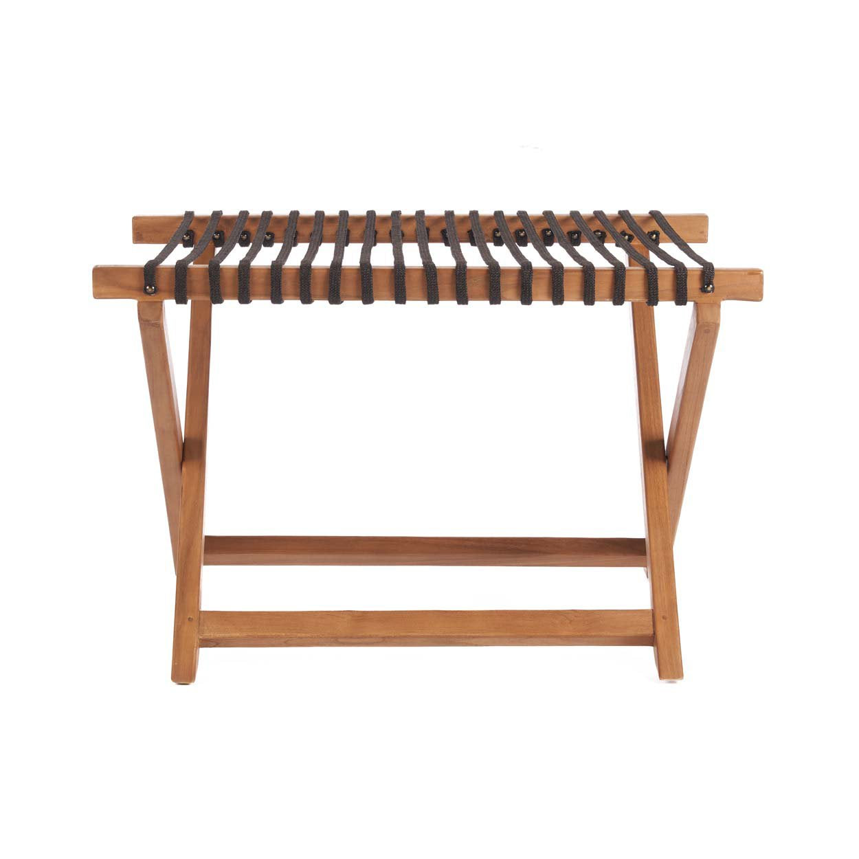 Bagagerek – teakhout, naturel, inklapbaar 55x80x50 cm