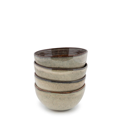 Kom Comporta – steengoed, gemengde kleuren, ø13×6 cm