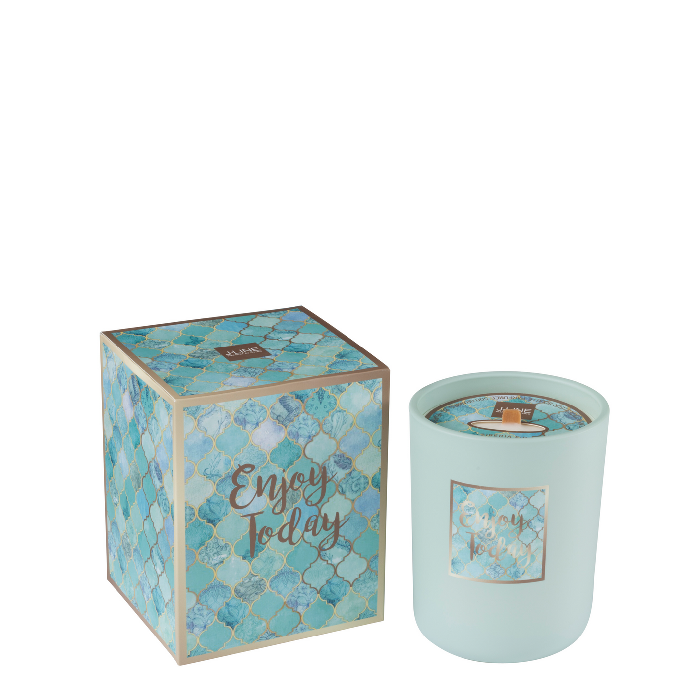 SCENTED CANDLE ENJOY TODAY AZURE MEDIUM-80U