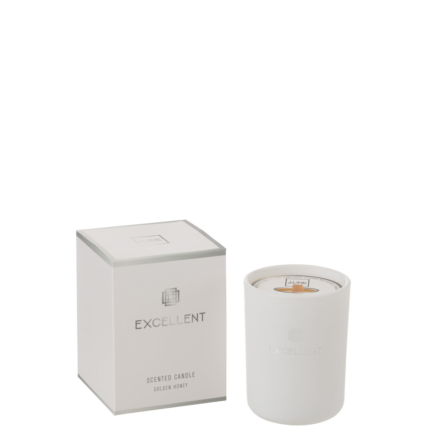 SCENTED CANDLE EXCELLENT GLASS WHITE SMALL-50U