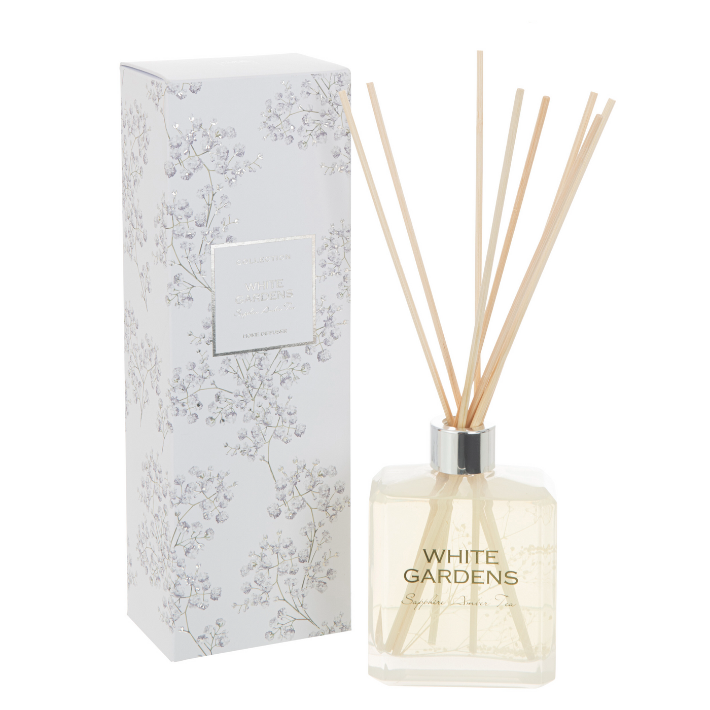 SCENTED OIL+STICKS WHITE GARDENS WHITE