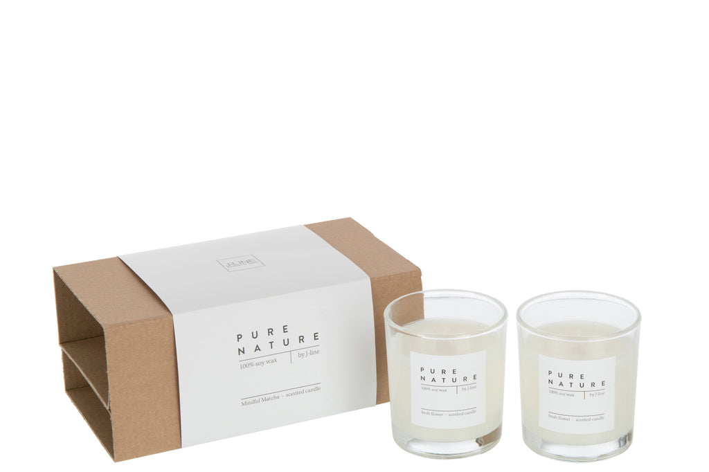 Box Of 2 Candle Mindful Matcha Soy Wax-20H