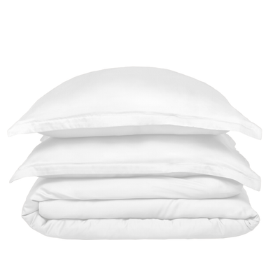 Bamboo duvet cover white