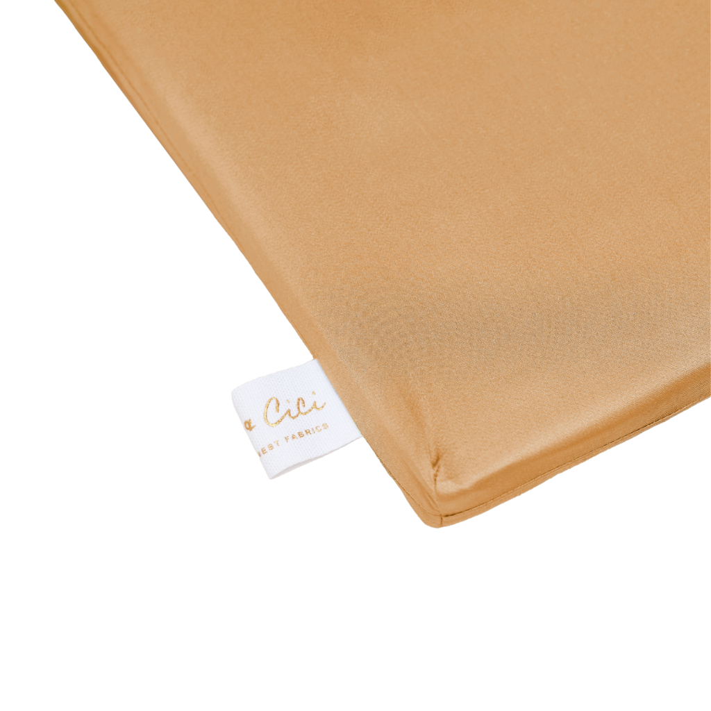 Bamboo duvet cover ocher yellow