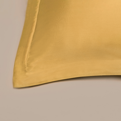 Bamboo Pillowcase Ocher Yellow