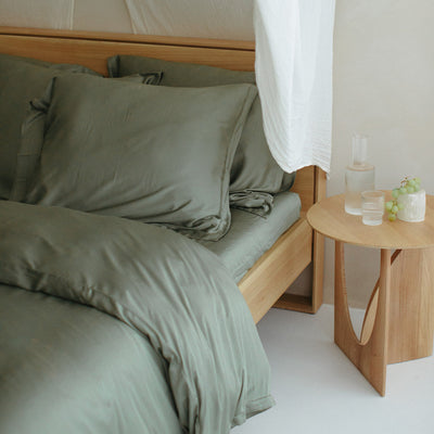 Bamboo Pillowcase Olive Green