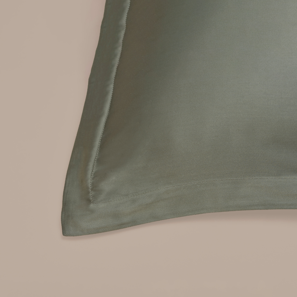 Bamboo Pillowcase Olive Green