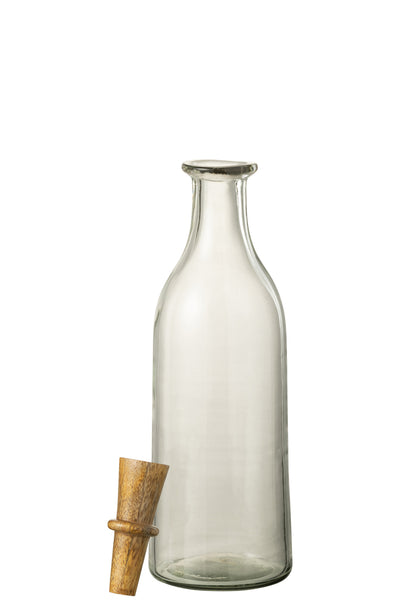 Bottle Cork Glass/Wood Transparent