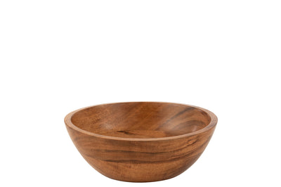 Bowl Acacia Wood Dark Natural Small