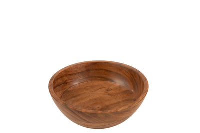 Bowl Acacia Wood Dark Natural Small